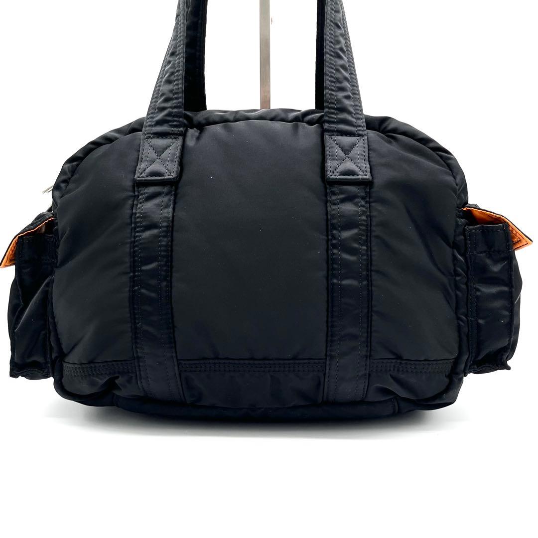 【美品】ポーター タンカー ダッフル ミニボストン ブラック 大容量 肩かけ