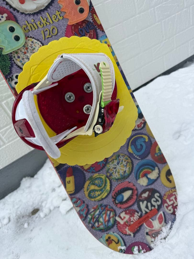 BURTON バートン スノーボード キッズ 120ビンディング付　WAX済