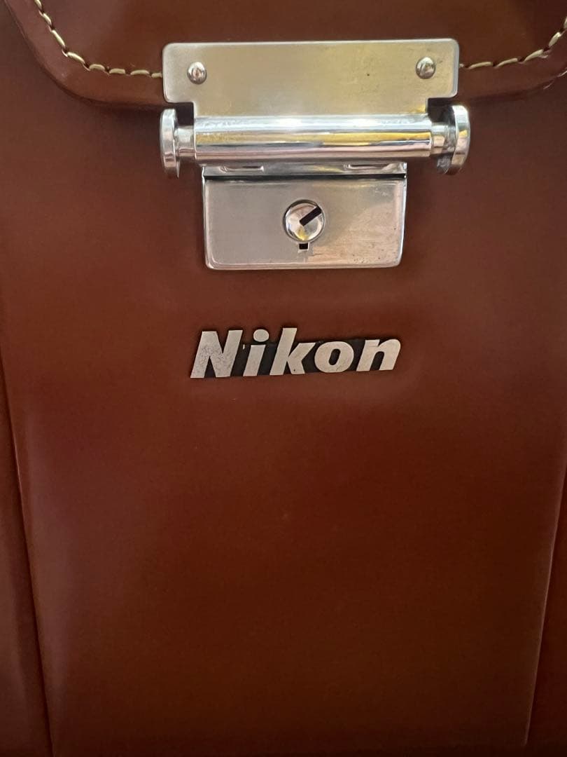 【希少】Nikon ニコン レザー　カメラケース カメラバッグ ブラウン