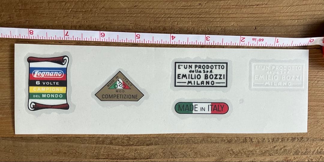 Legnano フレームデカールセット