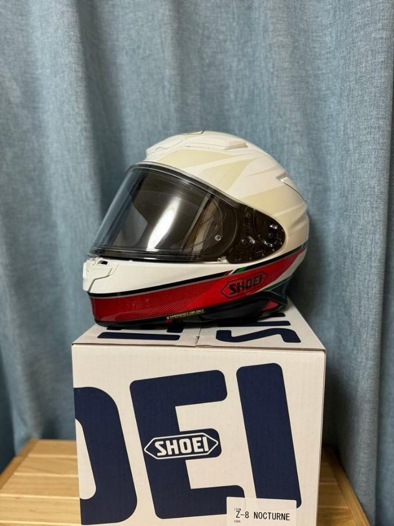 SHOEI Z-8 NOCTURNE　ホワイト Mサイズ インカム付き