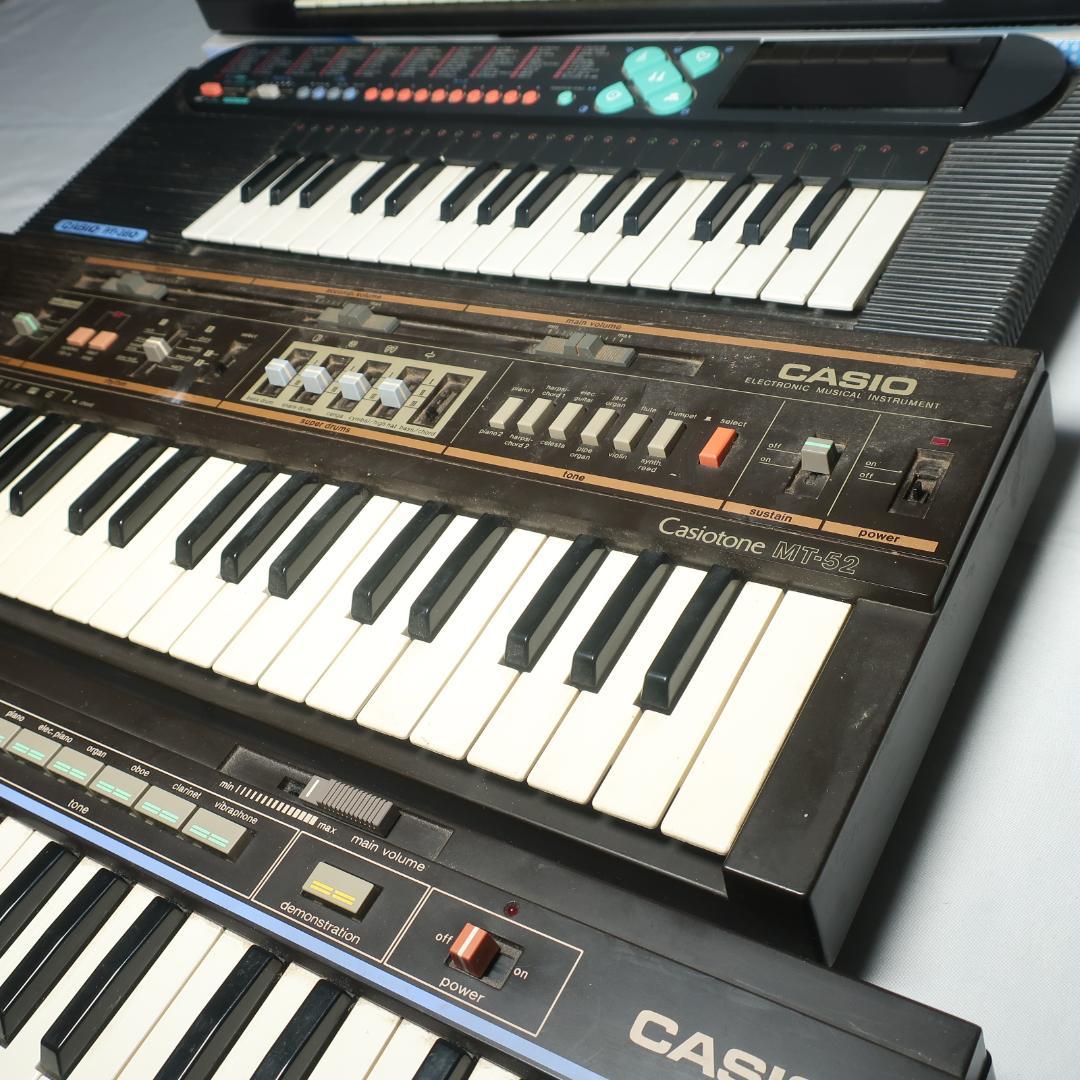 ミニキーボード 5点まとめ シンセサイザー 電子ピアノ レトロ LOFI