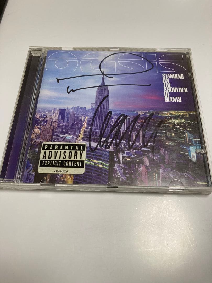 レア　オアシス　直筆サイン　oasis Liam Gallagher noel