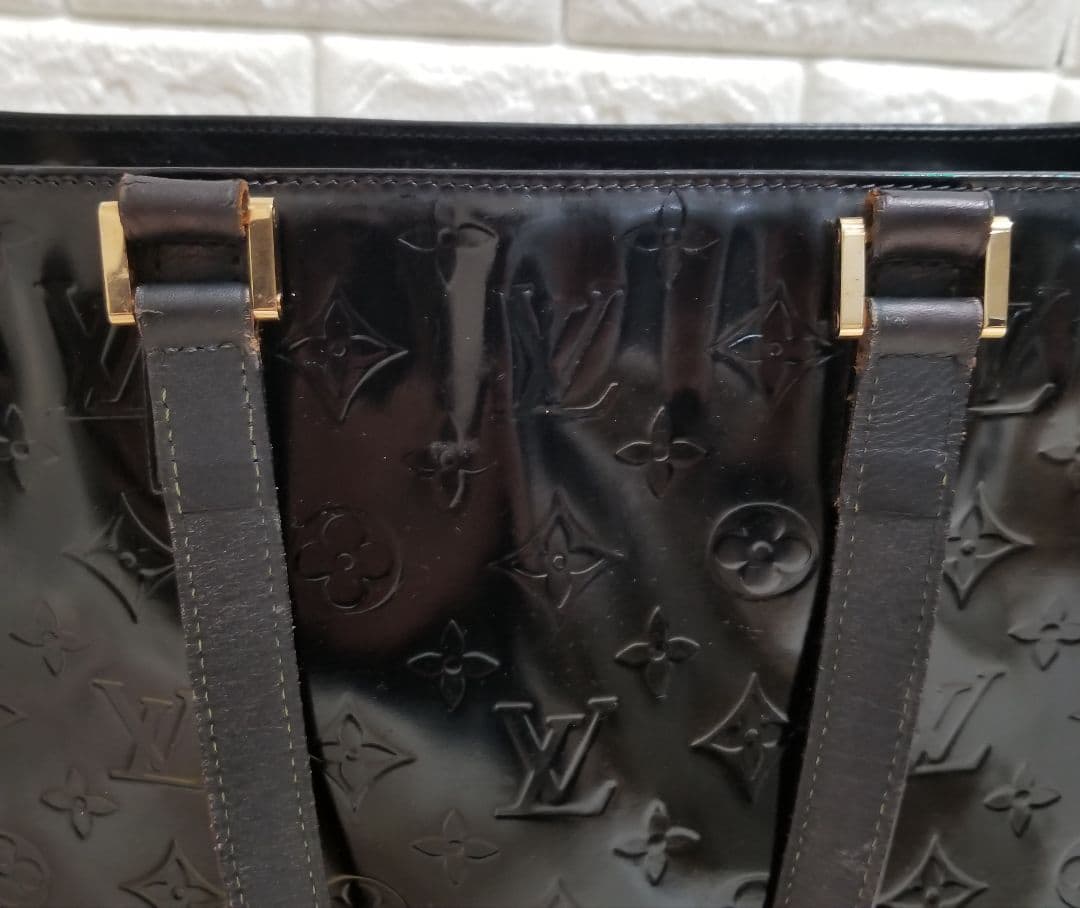 【きびちゃん】ルイヴィトン トートバッグ モノグラム ヴェルニ コロンバ