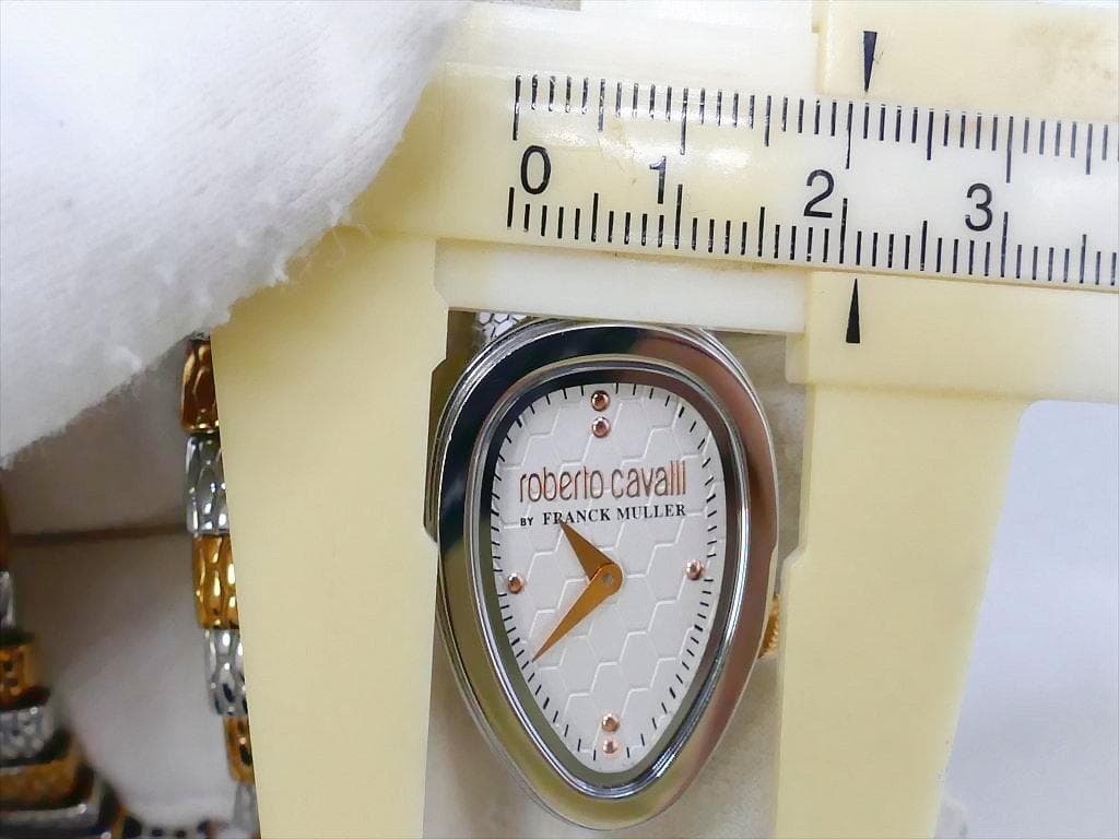 [3448]　美品＊ロベルト・カヴァリ＊　腕時計　スネーク　byフランクミュラー