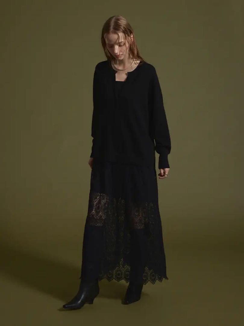 YAMADAYA ample カーディガン　ワンピース　2点