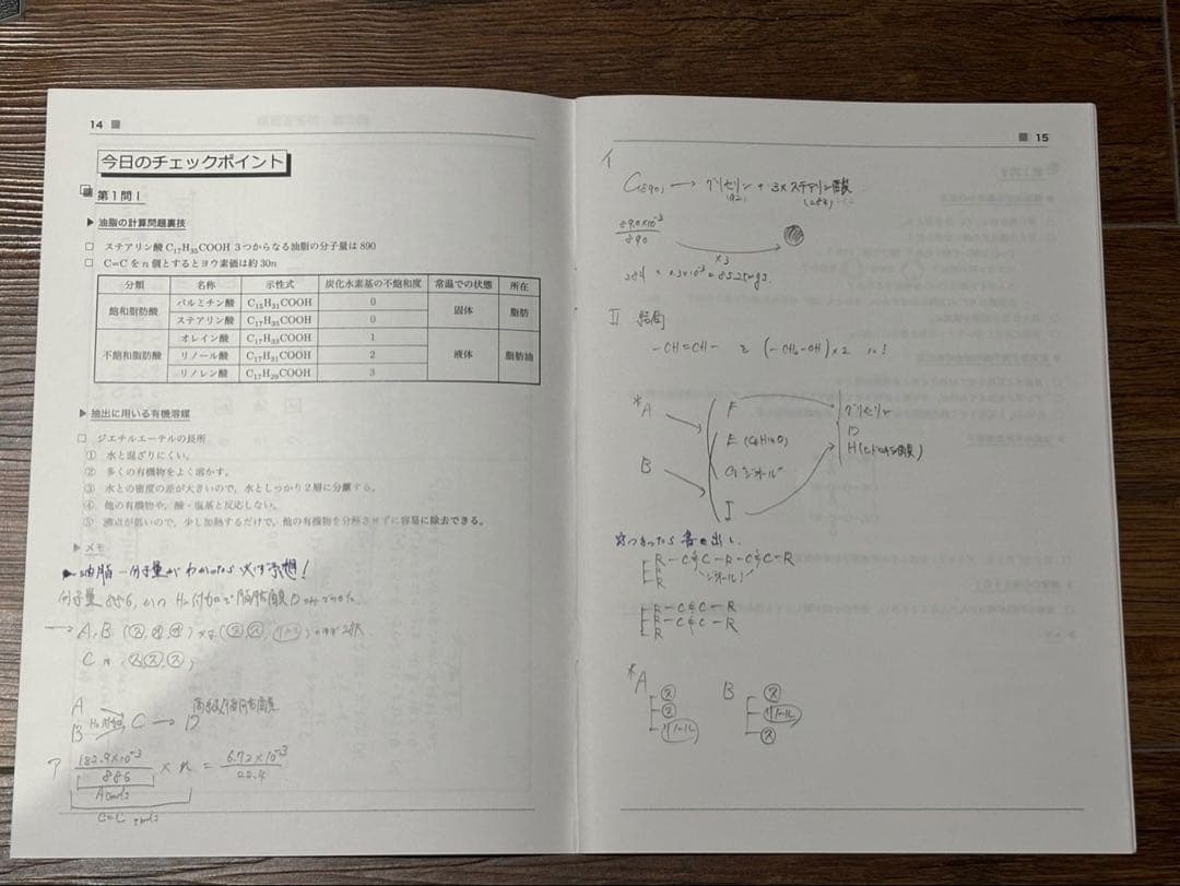 鉄緑会　高3化学　フルセット