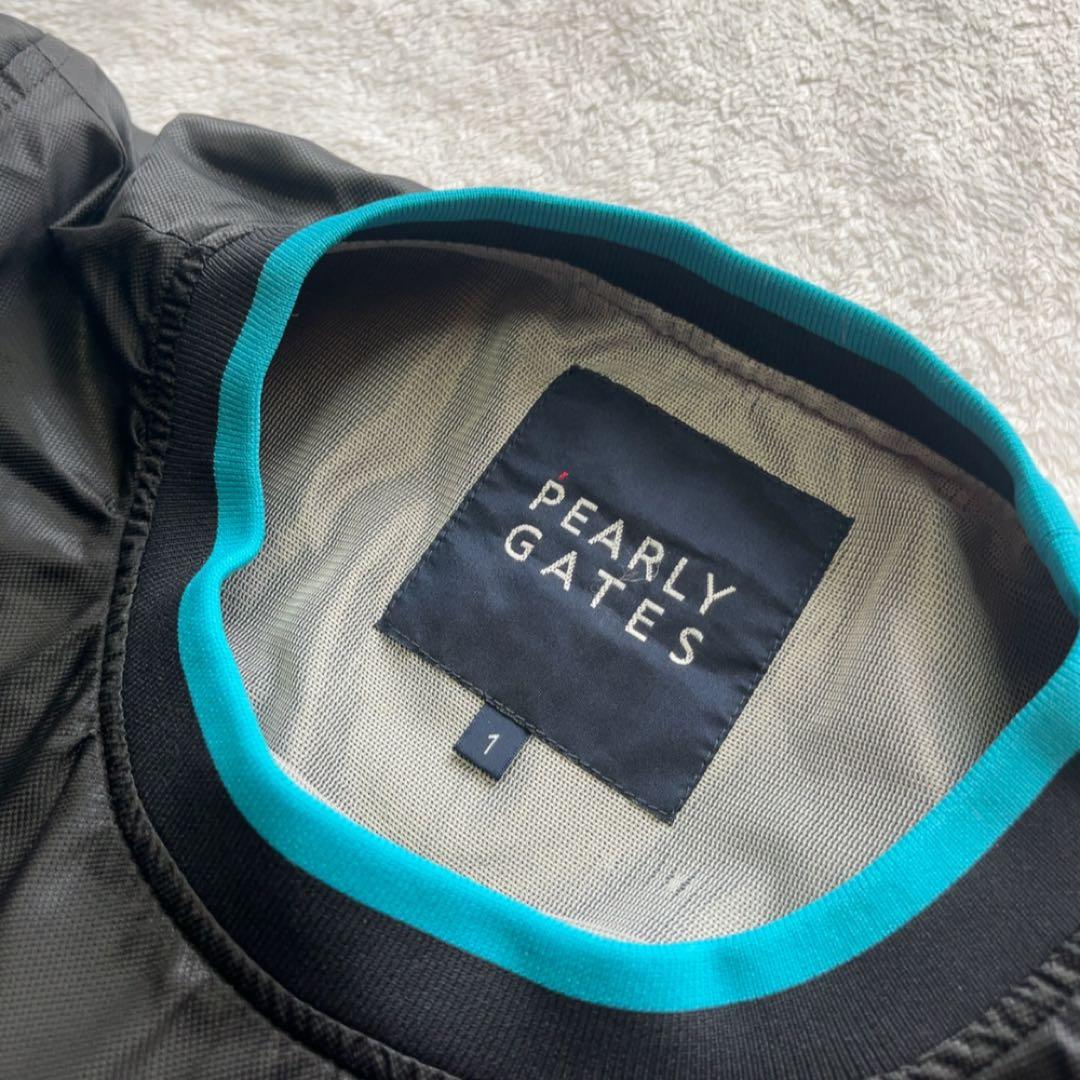 パーリーゲイツ 蓄熱裏地　スニード　ジャケット　黒　ブラック　ブルー