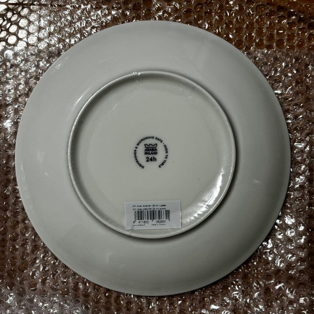 新品 ARABIA アラビア 24h アベック 大皿 3色3枚 26cmプレート