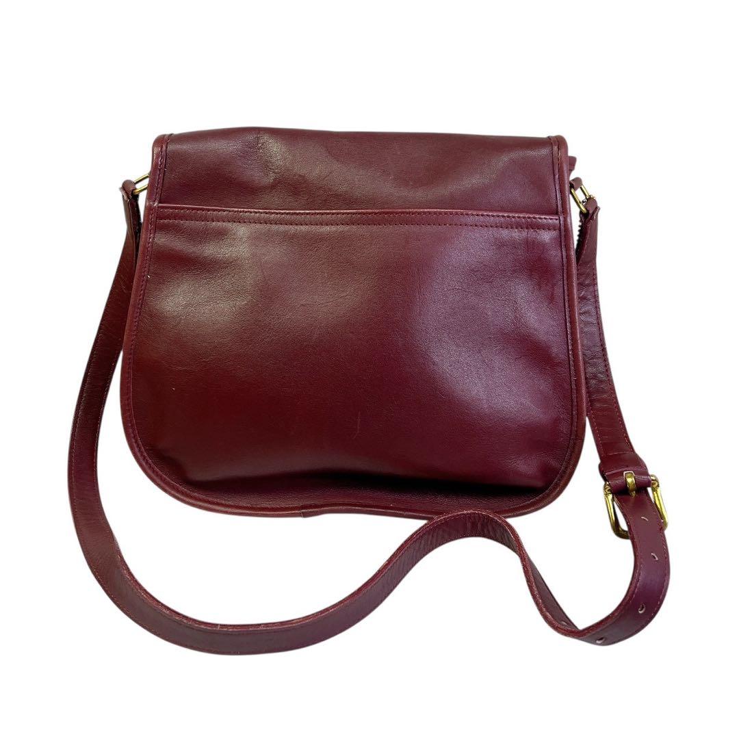 OLDCOACH オールドコーチ ショルダーバッグ ワインレッドUSA製