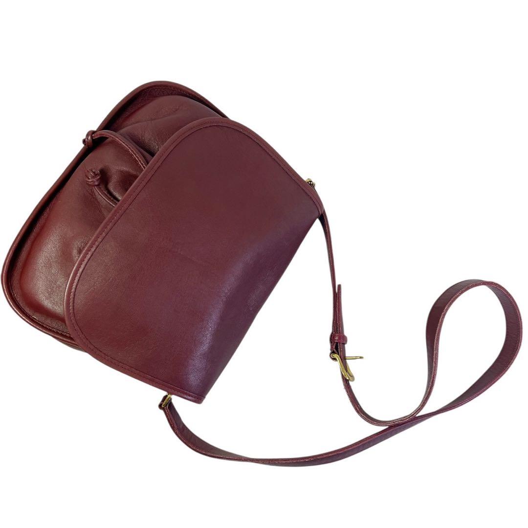 OLDCOACH オールドコーチ ショルダーバッグ ワインレッドUSA製