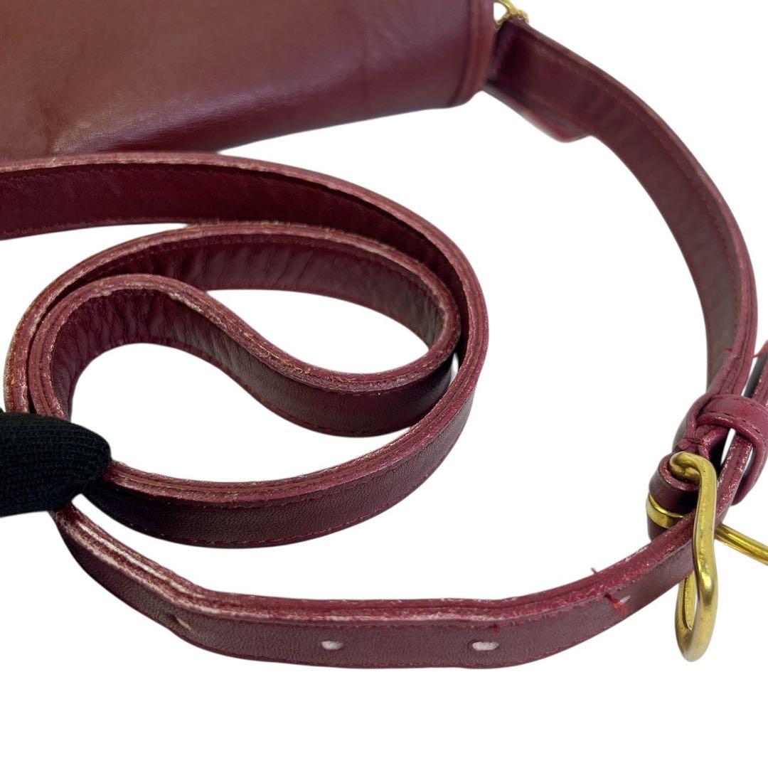 OLDCOACH オールドコーチ ショルダーバッグ ワインレッドUSA製