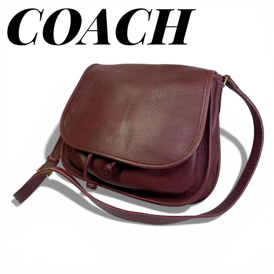 OLDCOACH オールドコーチ ショルダーバッグ ワインレッドUSA製