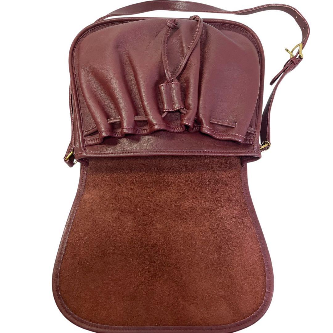 OLDCOACH オールドコーチ ショルダーバッグ ワインレッドUSA製