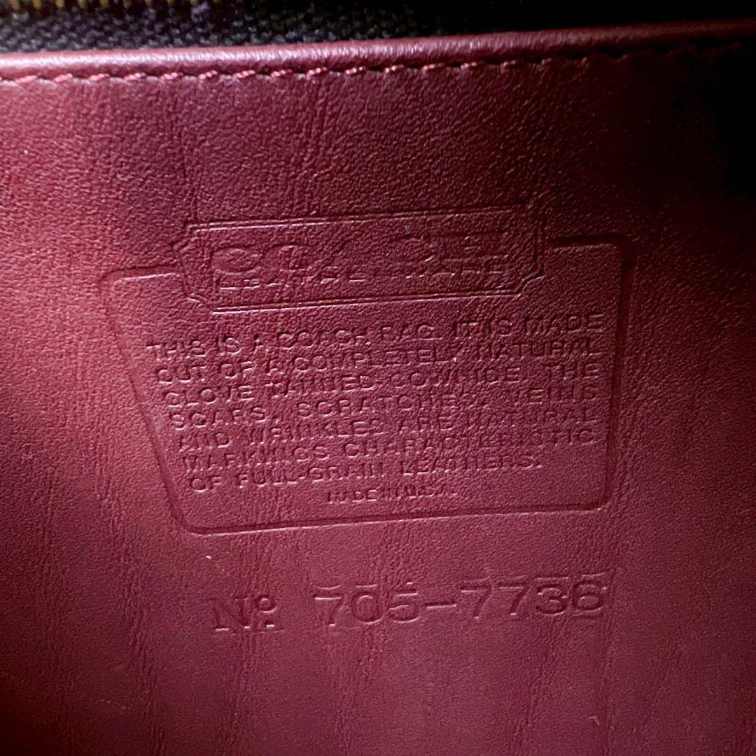 OLDCOACH オールドコーチ ショルダーバッグ ワインレッドUSA製