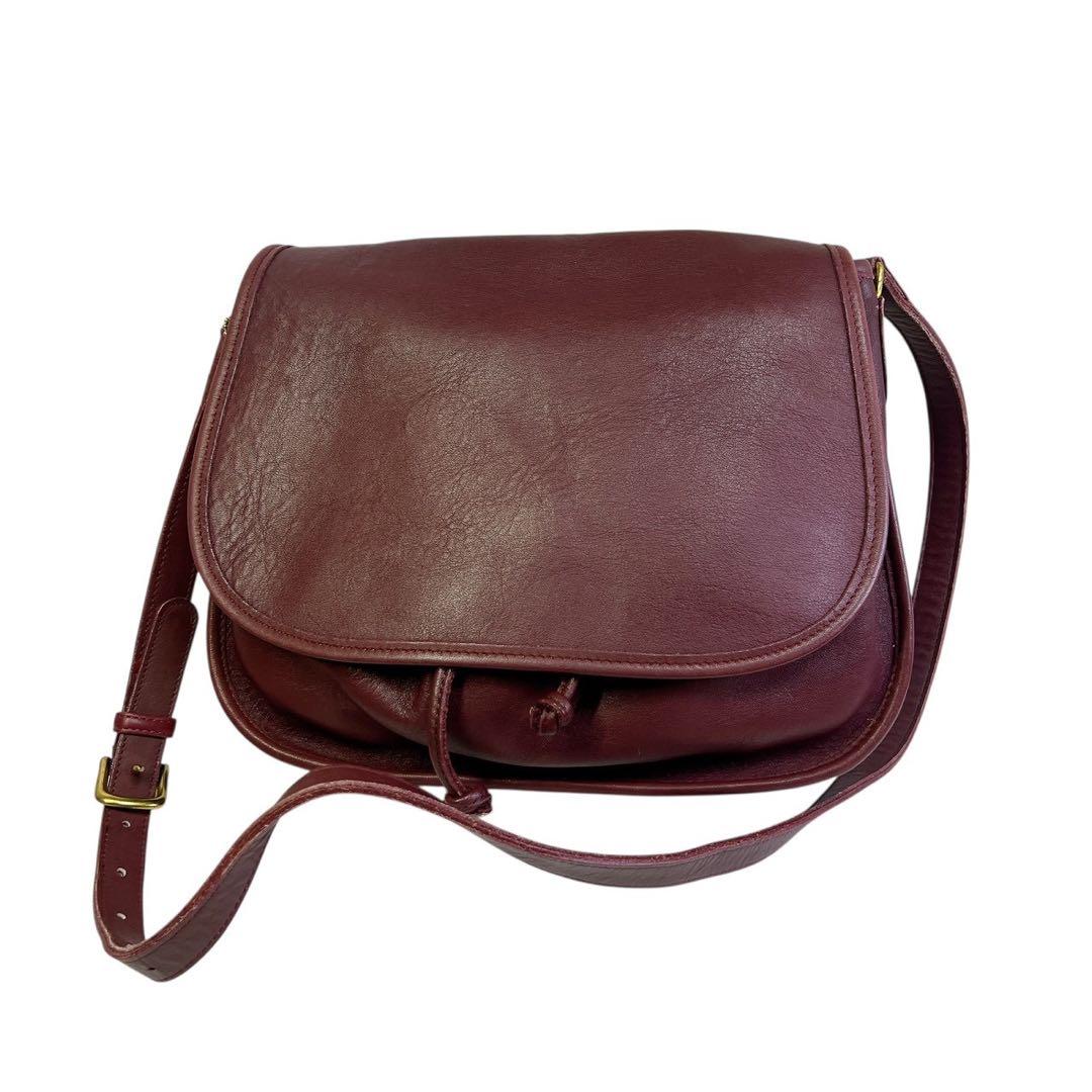 OLDCOACH オールドコーチ ショルダーバッグ ワインレッドUSA製
