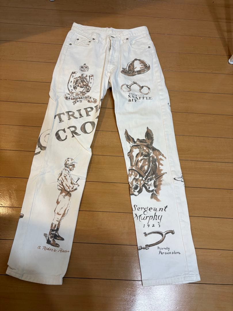 【激レア】【美品】Polo Ralph Lauren グラフィックプリントパンツ