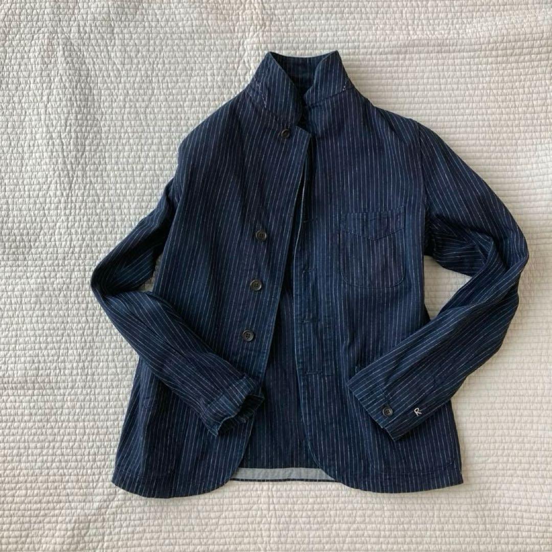 45R インディゴピンストライプ　ジャケット