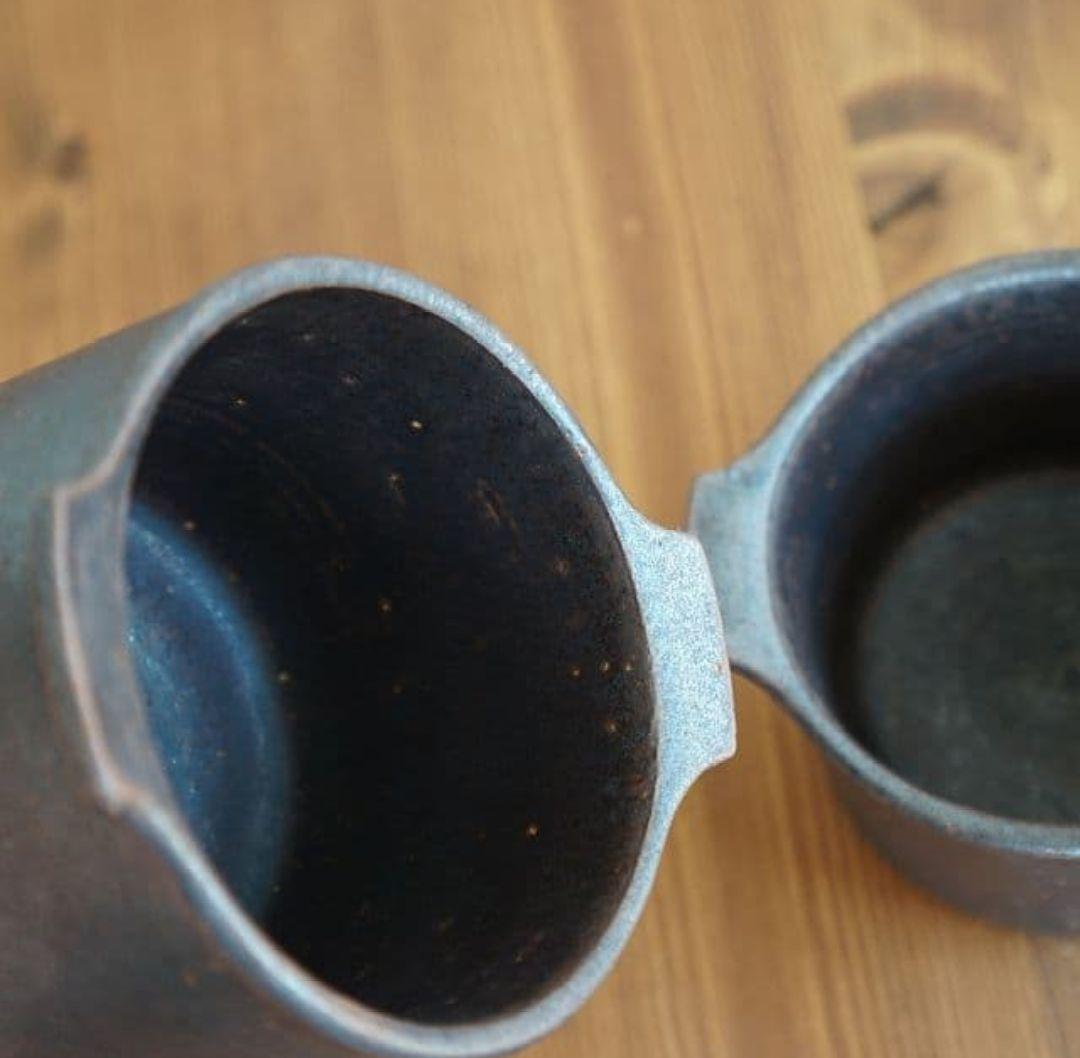 橋本忍　耐熱鉄黒ココット オーブン皿　直火　作家もの