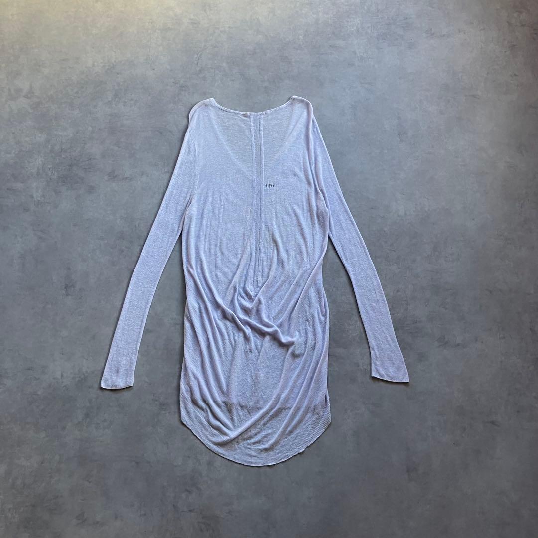 トップス 00s Ann Demeulemeester rayon l/s cutsew