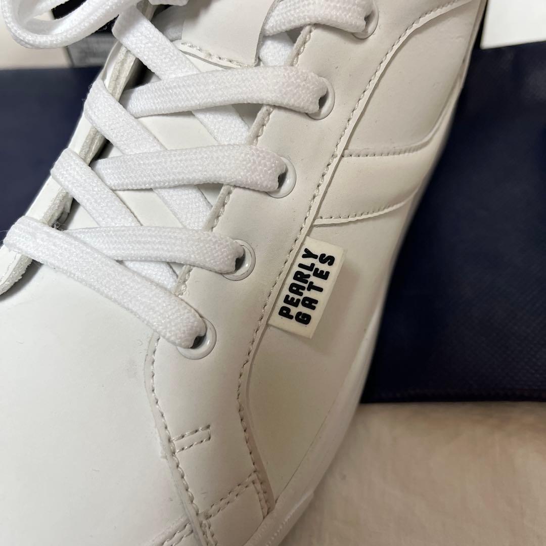 新品 PEARLY GATES ハイカット ゴルフシューズ 白26cm