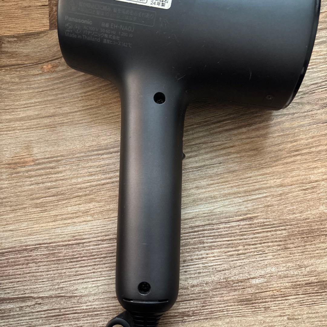ジャンク品　Panasonic EH-NA0J-Aブラック ドライヤー 24年製