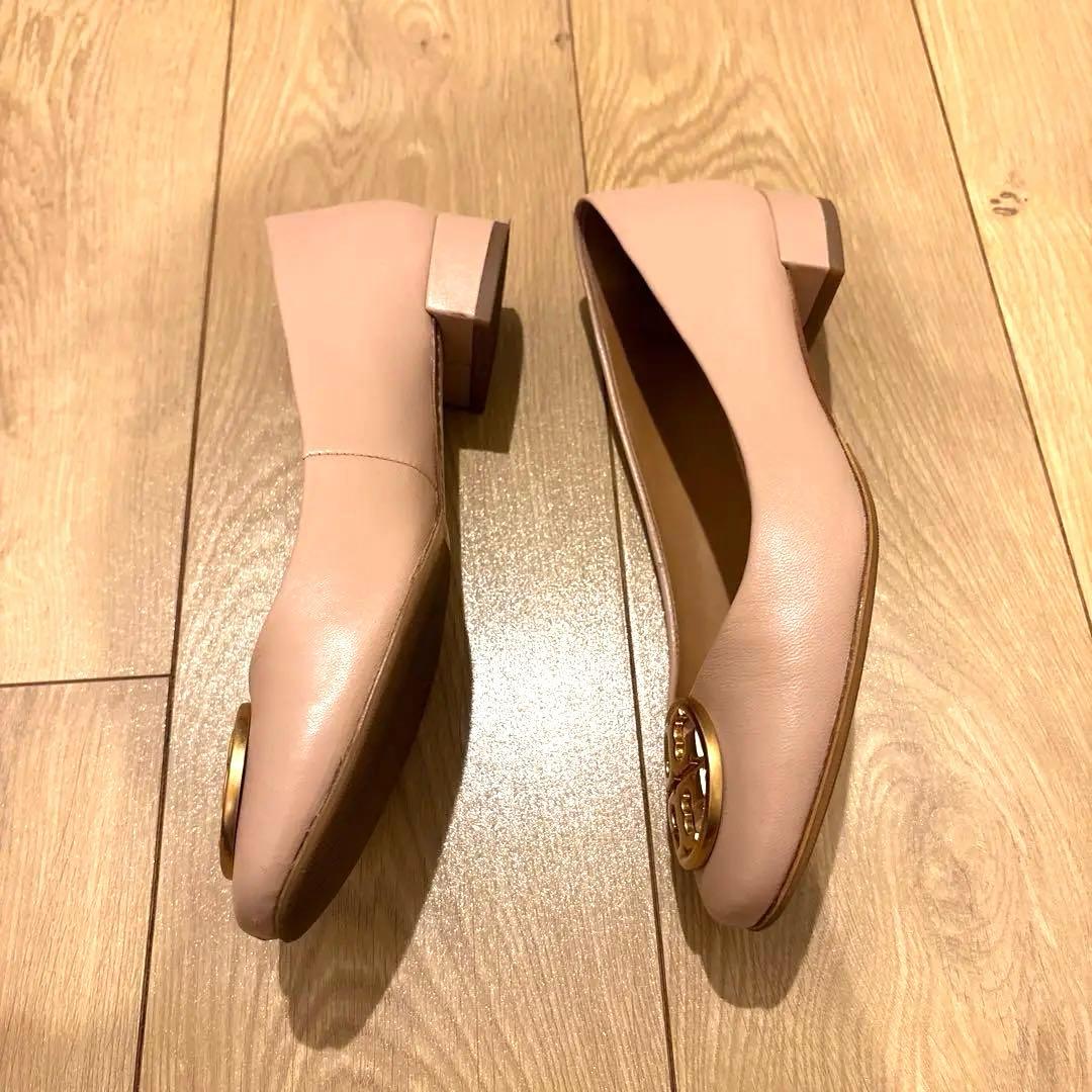 美品　Tory Burch ピンク フラットシューズ 5.5C