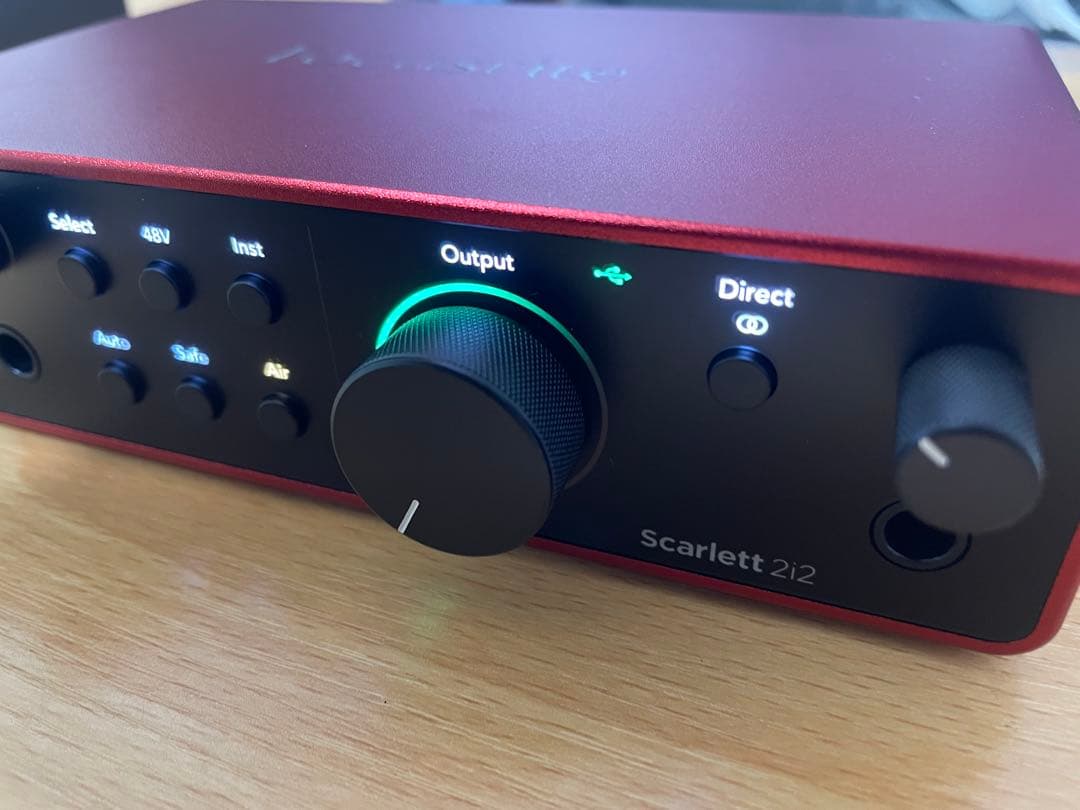 Focusrite Scarlett 2i2 4th gen第四世代