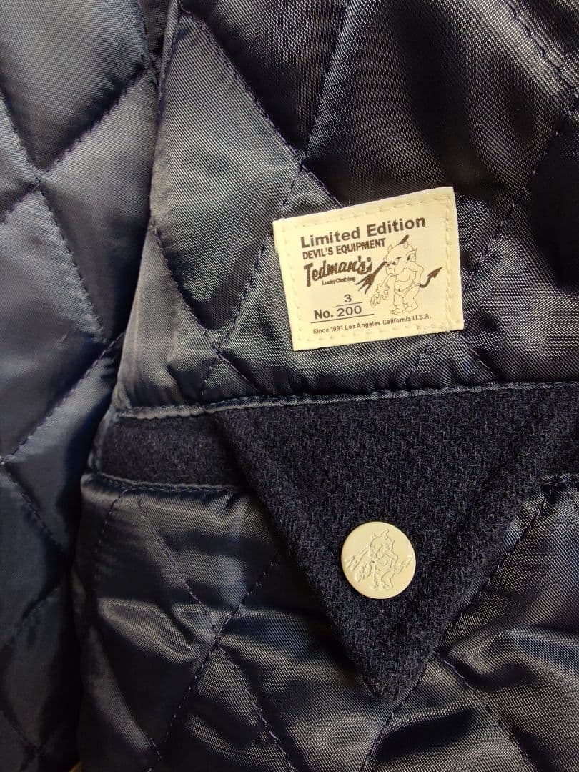 限定生産 ２００着TEDMAN＜S/N入り＞希少な４４サイズ◆スタジャン