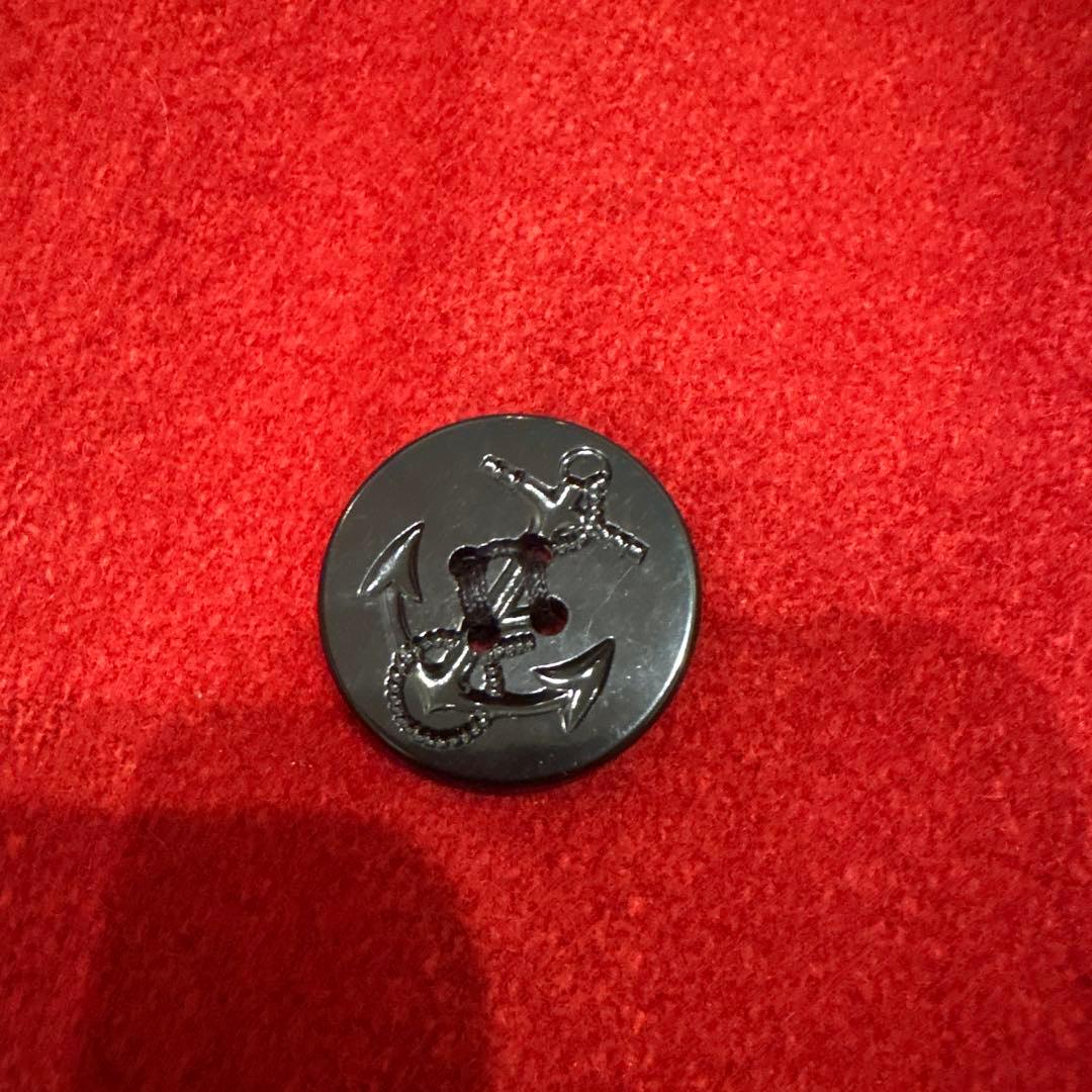 Sサイズ 90S アメカジ　ショット　メルトンピーコート 希少 赤