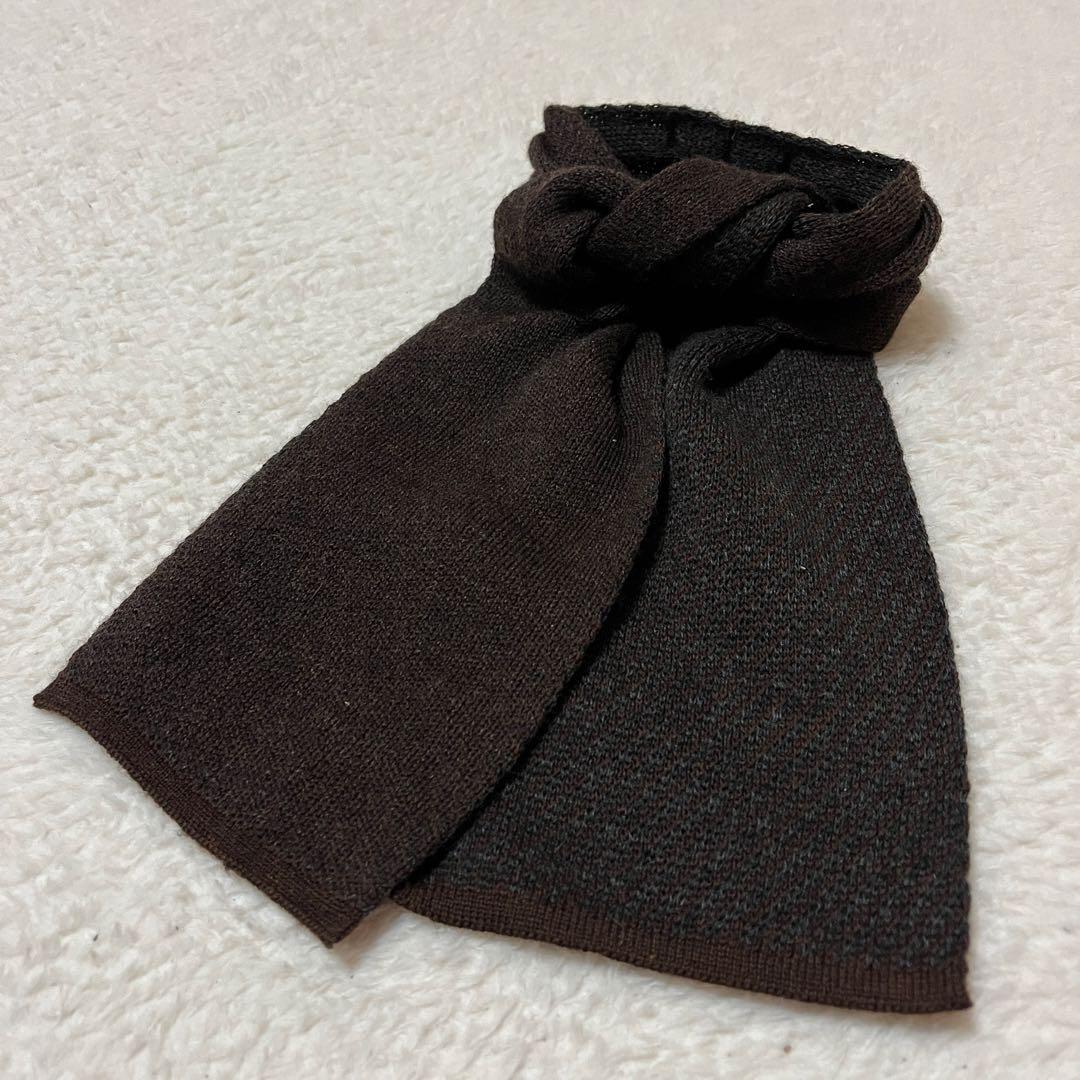 COMME des GARÇONS HOMME PLUS ショートマフラー　茶色