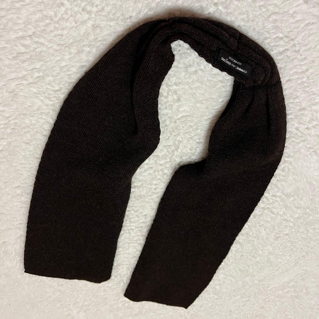 COMME des GARÇONS HOMME PLUS ショートマフラー　茶色