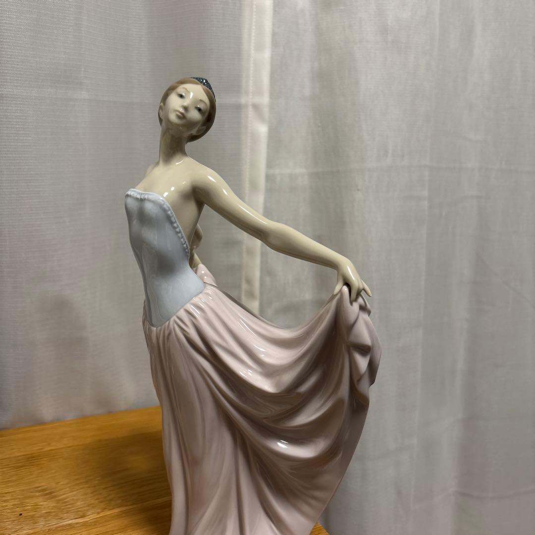 アールデコ風 女性像 陶器製 置物