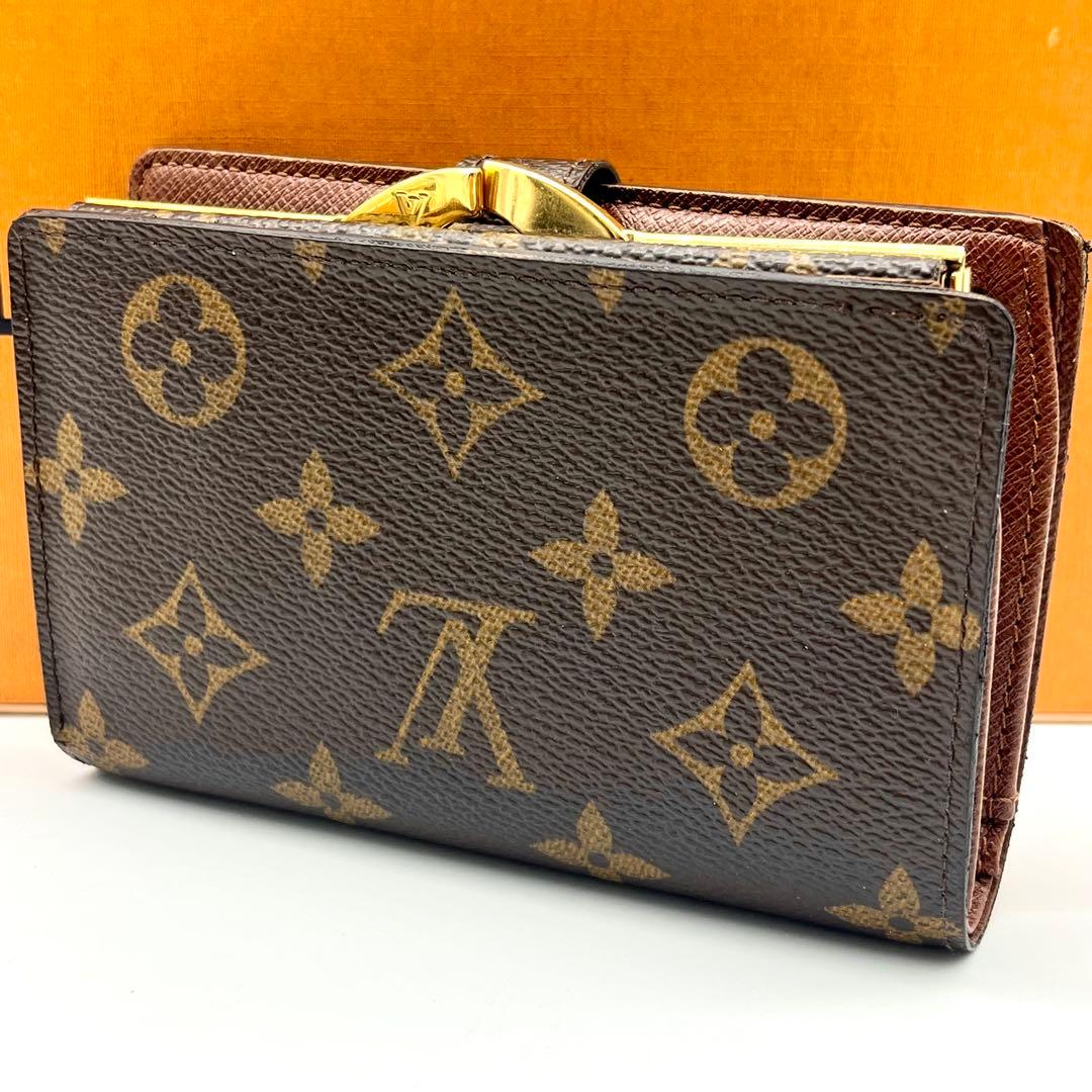 ❣️新型❣️ルイヴィトン モノグラム ヴィエノワ 2つ折り財布 正規品 本物 茶色