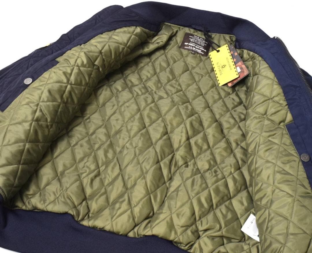 未使用 TOP GUN トップガン フライトジャケット L 中綿 MA-1