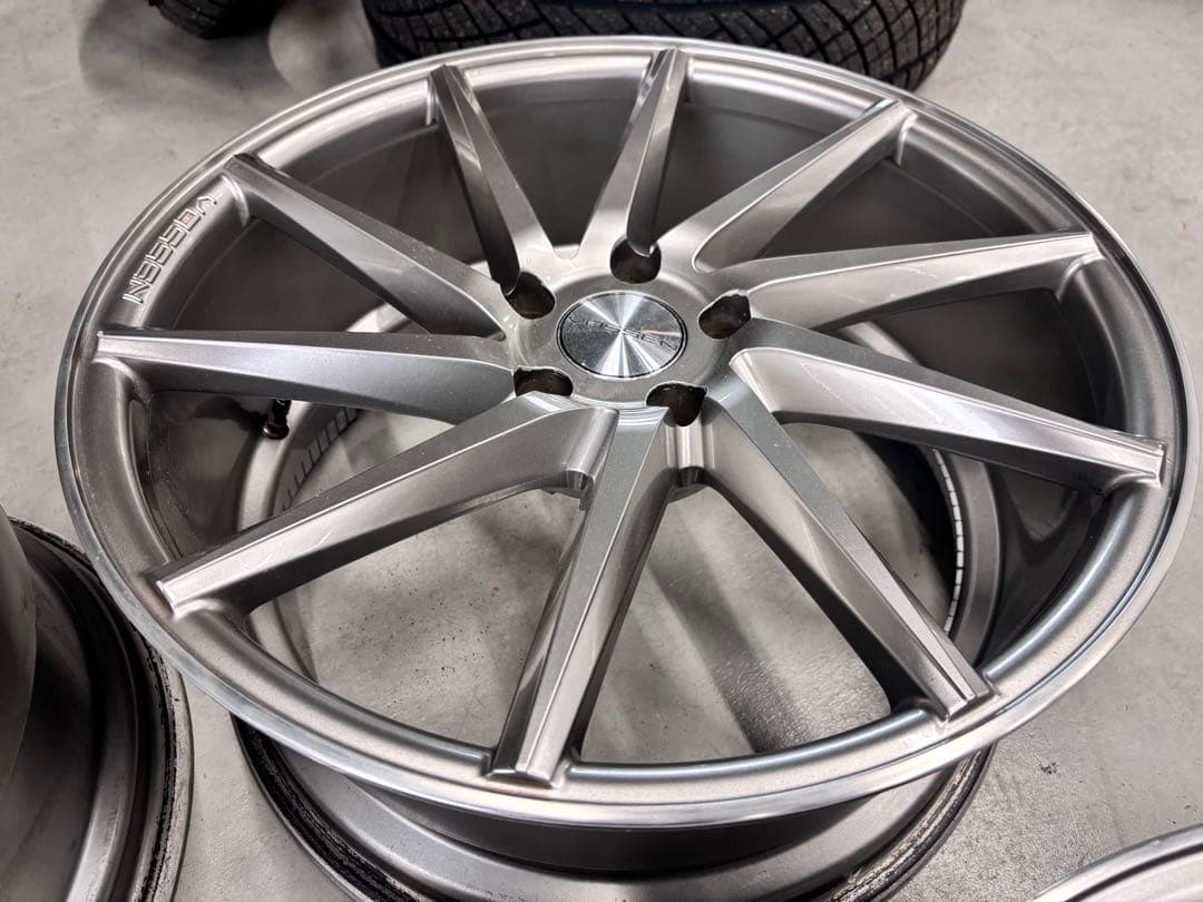VOSSEN 19インチ シルバー アルミホイール 10スポーク