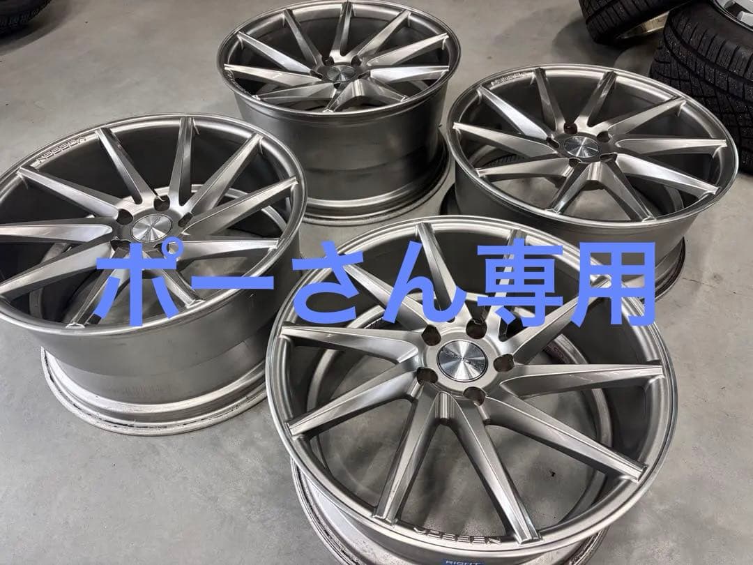 VOSSEN 19インチ シルバー アルミホイール 10スポーク