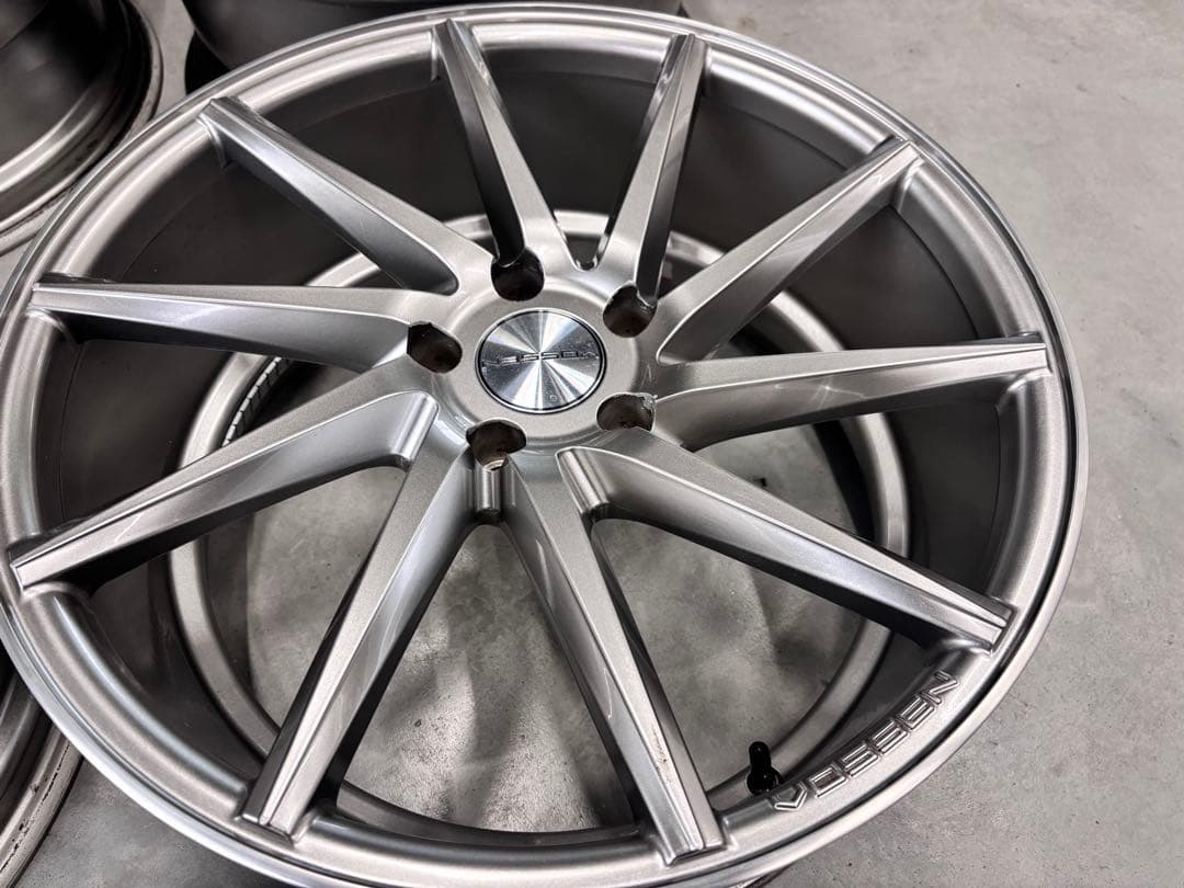 VOSSEN 19インチ シルバー アルミホイール 10スポーク