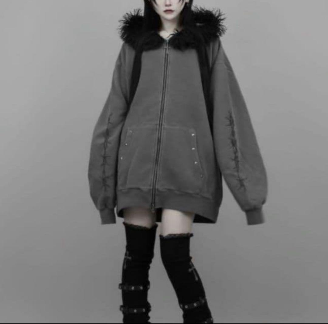 DimMoire ディムモアール ファーフード Gothicパーカー XL