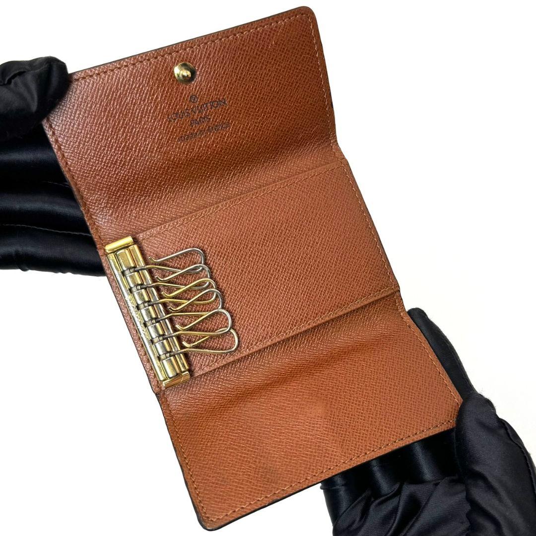 美品 ルイヴィトン モノグラム ミュルティクレ6 鍵 キーケース key 6連