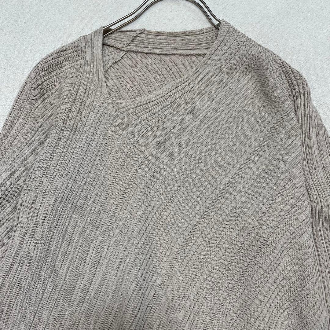 ヨーガンレール アシンメトリー F チュニック リブ シルク プルオーバー