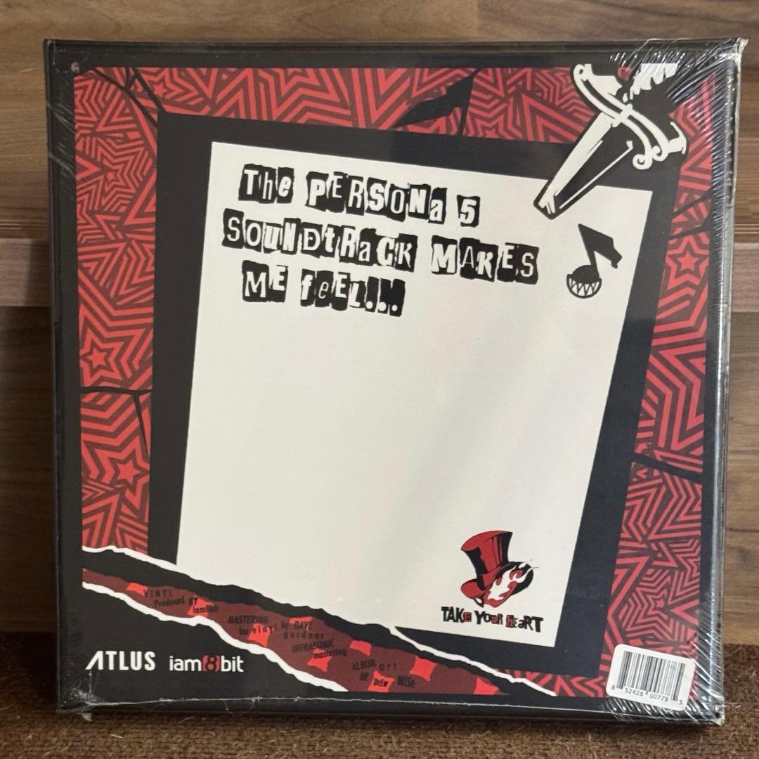新品未開封ペルソナ5サントラ4枚組LPBOX