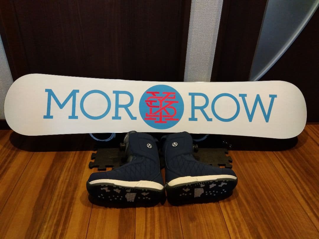 【3点セット 送料込み】 MORROW 144 レディース スノーボードセット