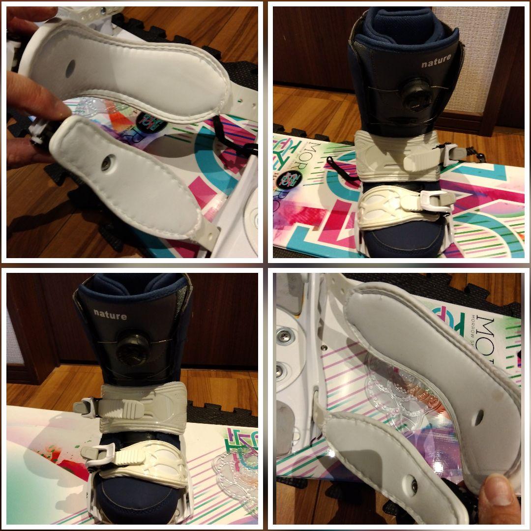 【3点セット 送料込み】 MORROW 144 レディース スノーボードセット