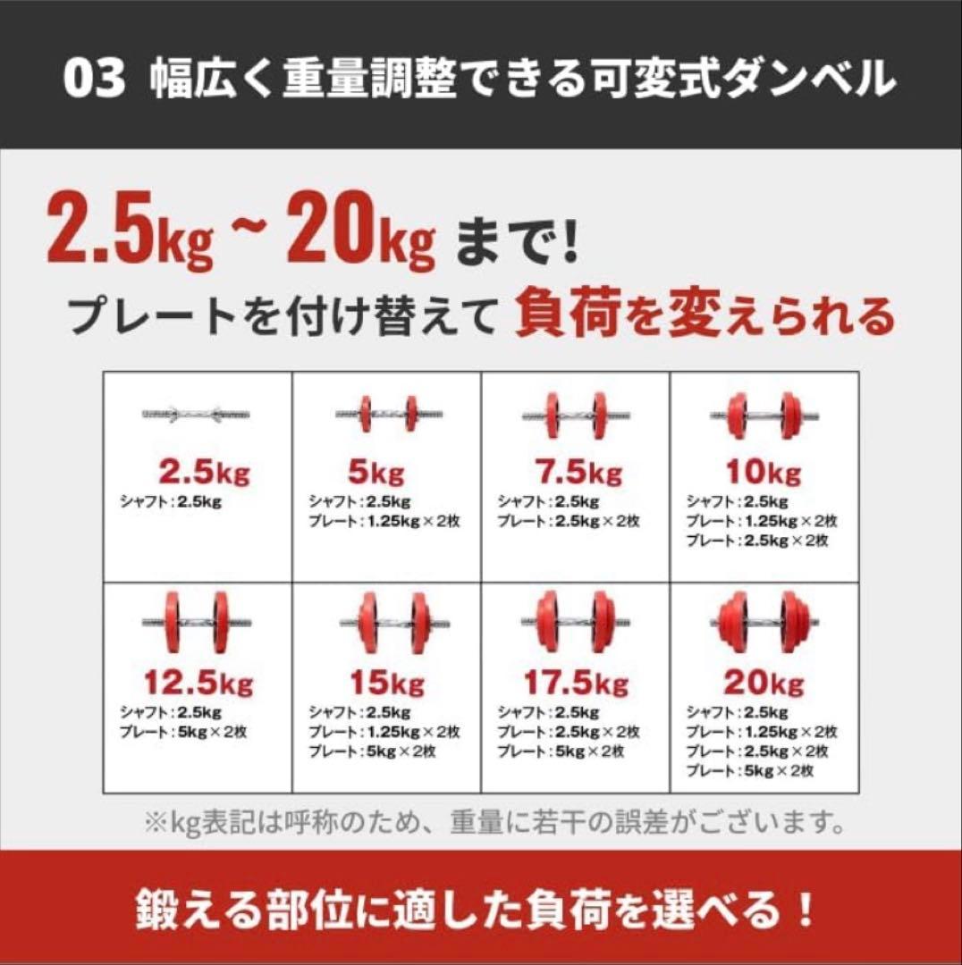 iROTEC ラバーダンベル40KGセット 片手20KG×2 直接引き取り大歓迎