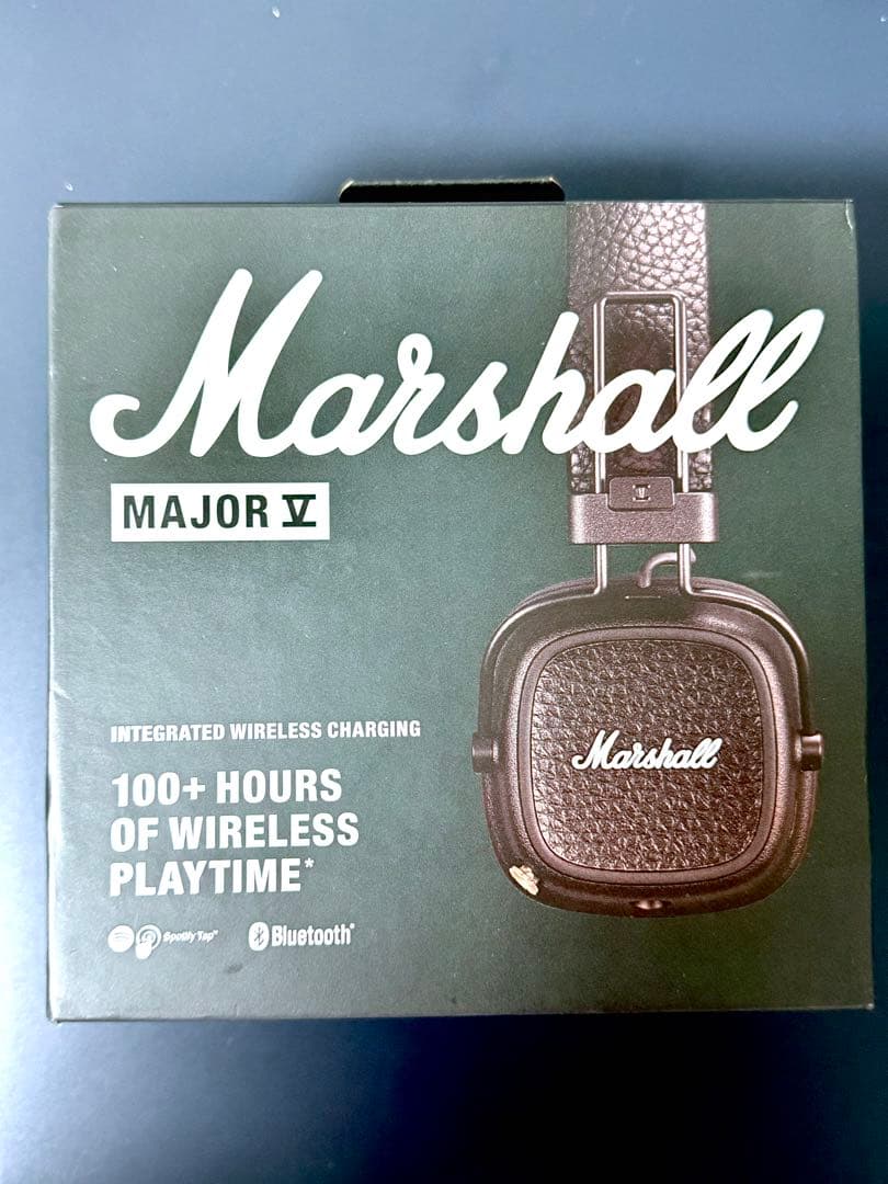 Marshall Major V ワイヤレスヘッドフォンブラウン