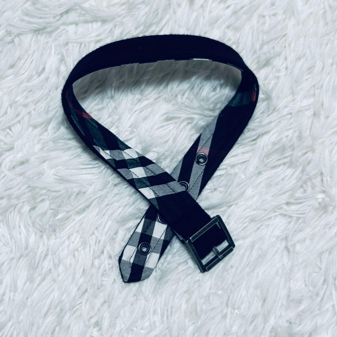 バーバリーブラックレーベル ウール　カシミヤ トレンチコート　チェック