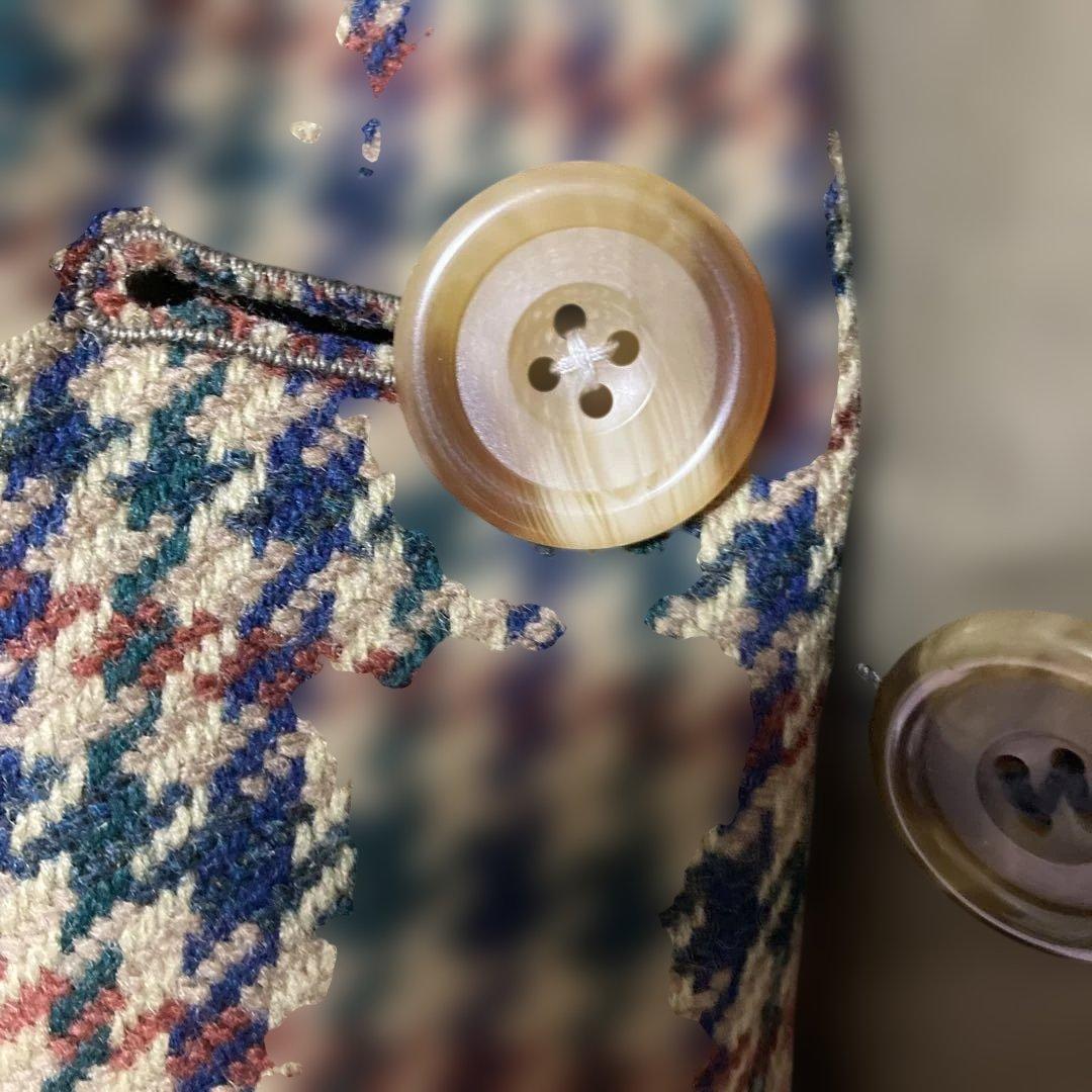 ヴィンテージAqoursキュータムリバーシブルロングコートマフラー付き