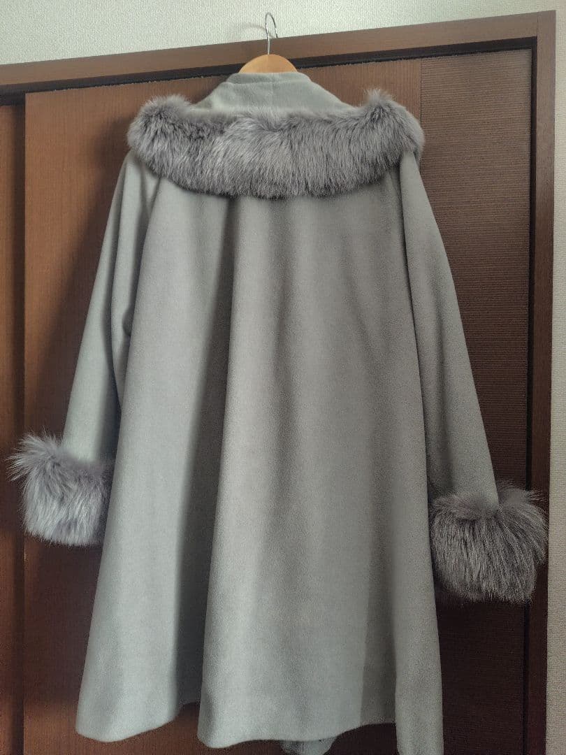 銀座マギー　毛皮　 ファーコート シャドーフォックス