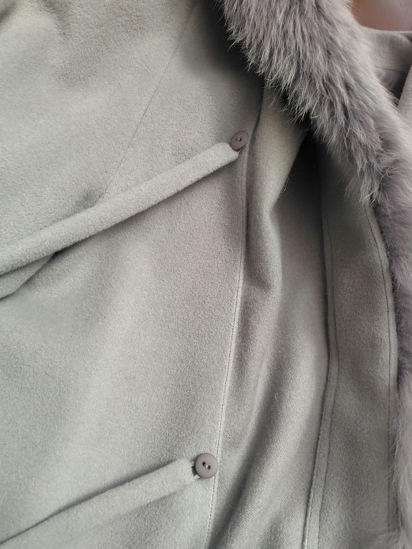 銀座マギー　毛皮　 ファーコート シャドーフォックス